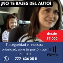 Anuncio ROMA: abre tu portón con un clic